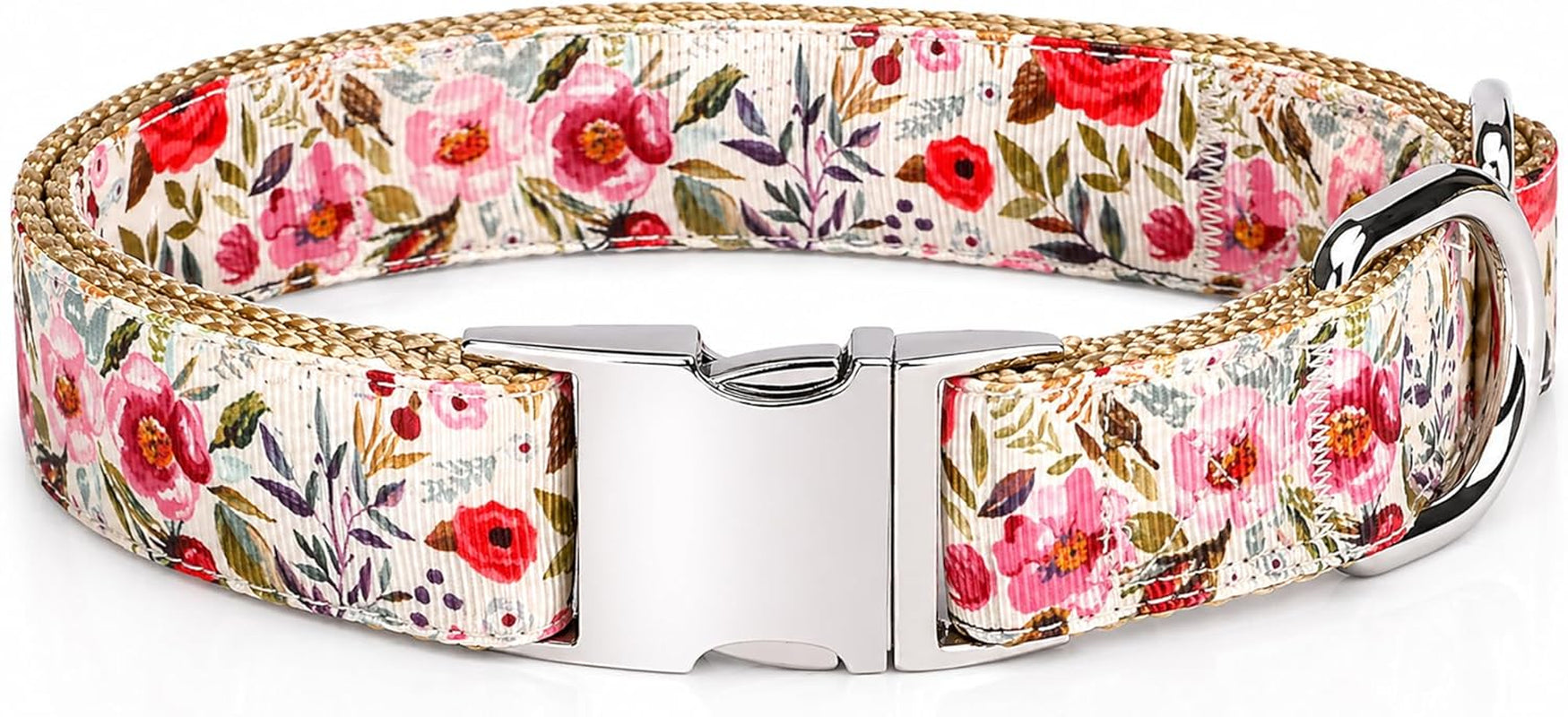 Pet Supplies, (Summer Blooms) Cat Collar, Dog Collar, Cat Leash, Dog Leash, Small Dog Collar, Medium Dog Collar, Large Dog Collar (Pet Collar, M)