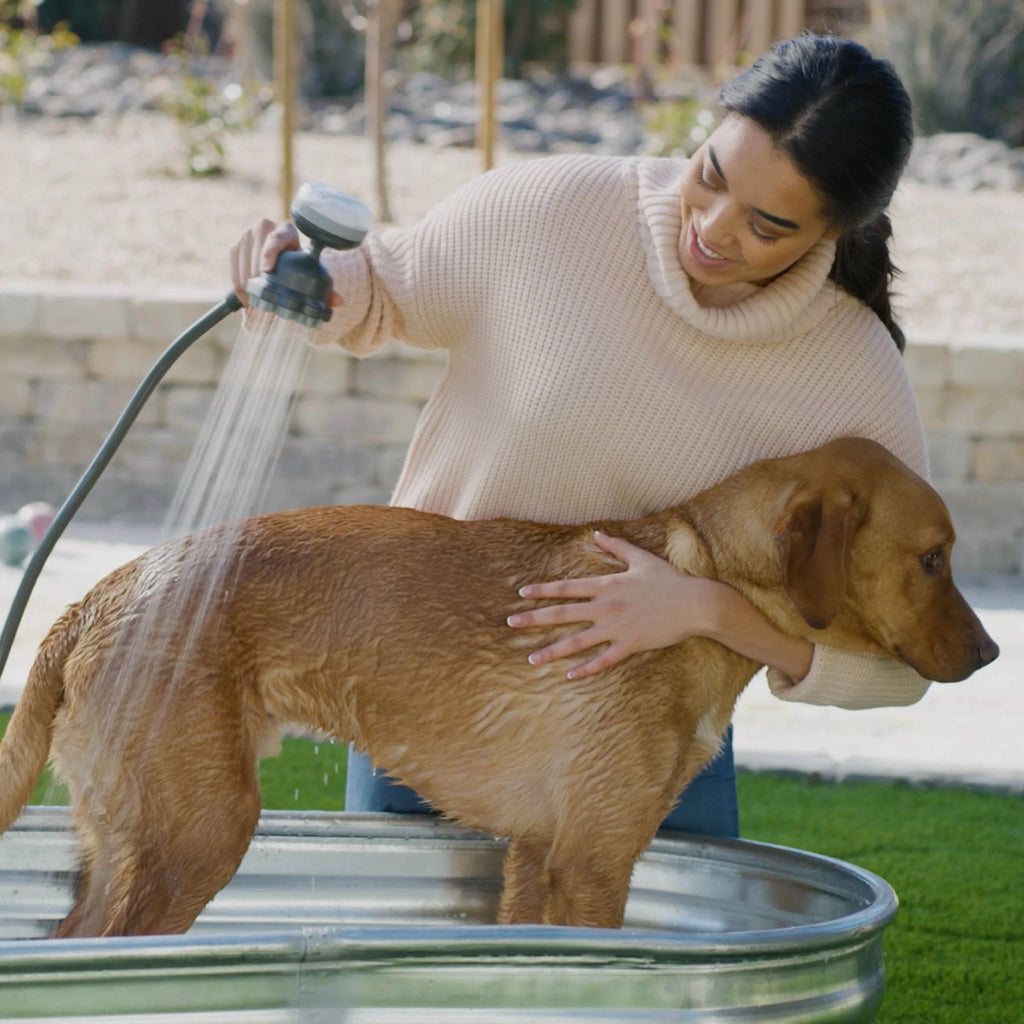 Oxygenics  Dog Bathing Kit, Pet Shower Sprayer & Grooming Hose for Indoor/Outdoor Use