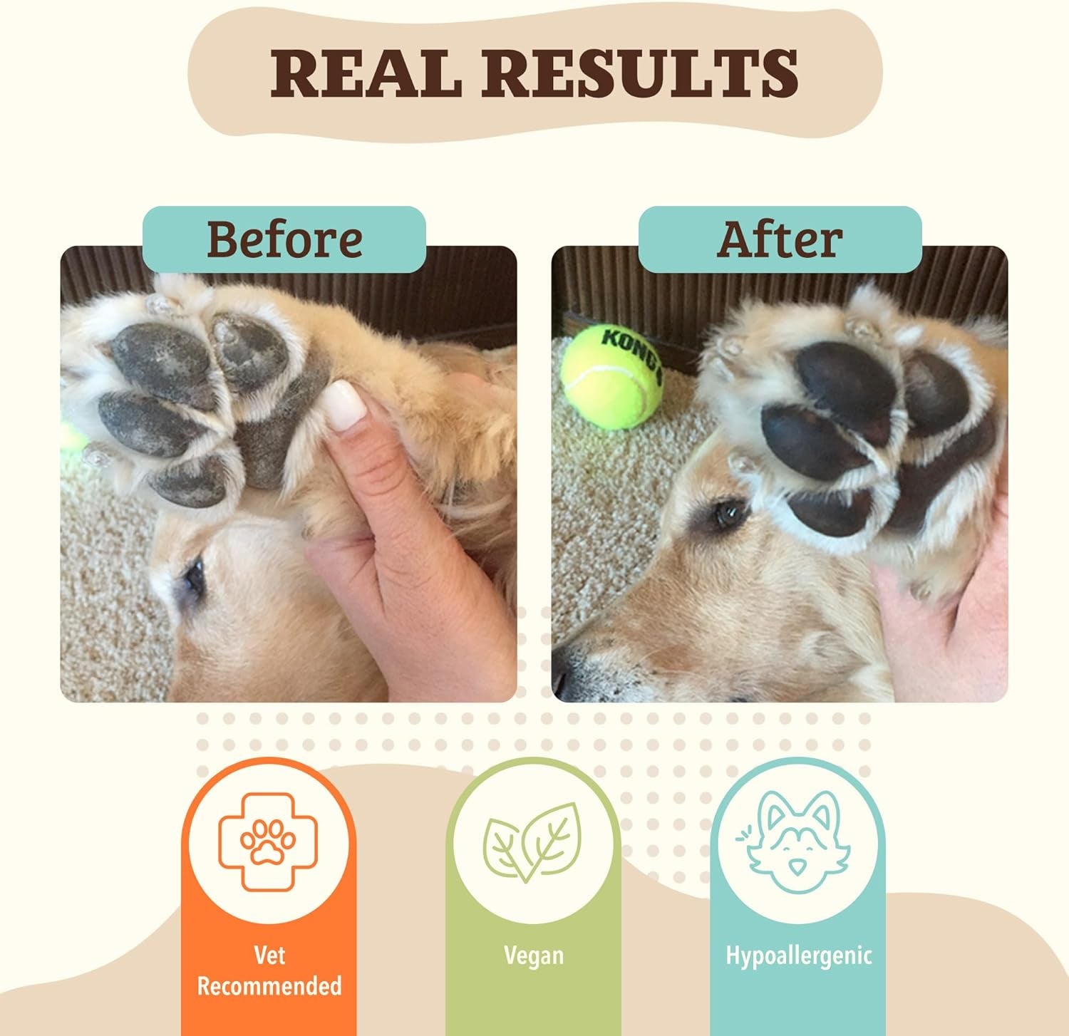 Pawtection Dog Paw Wax, 1 Oz Tin | Hot Pavement & Sand Protection, Waxy Barrier Balm, Non-Toxic & Lick Safe, for Summer Walks & Hiking
