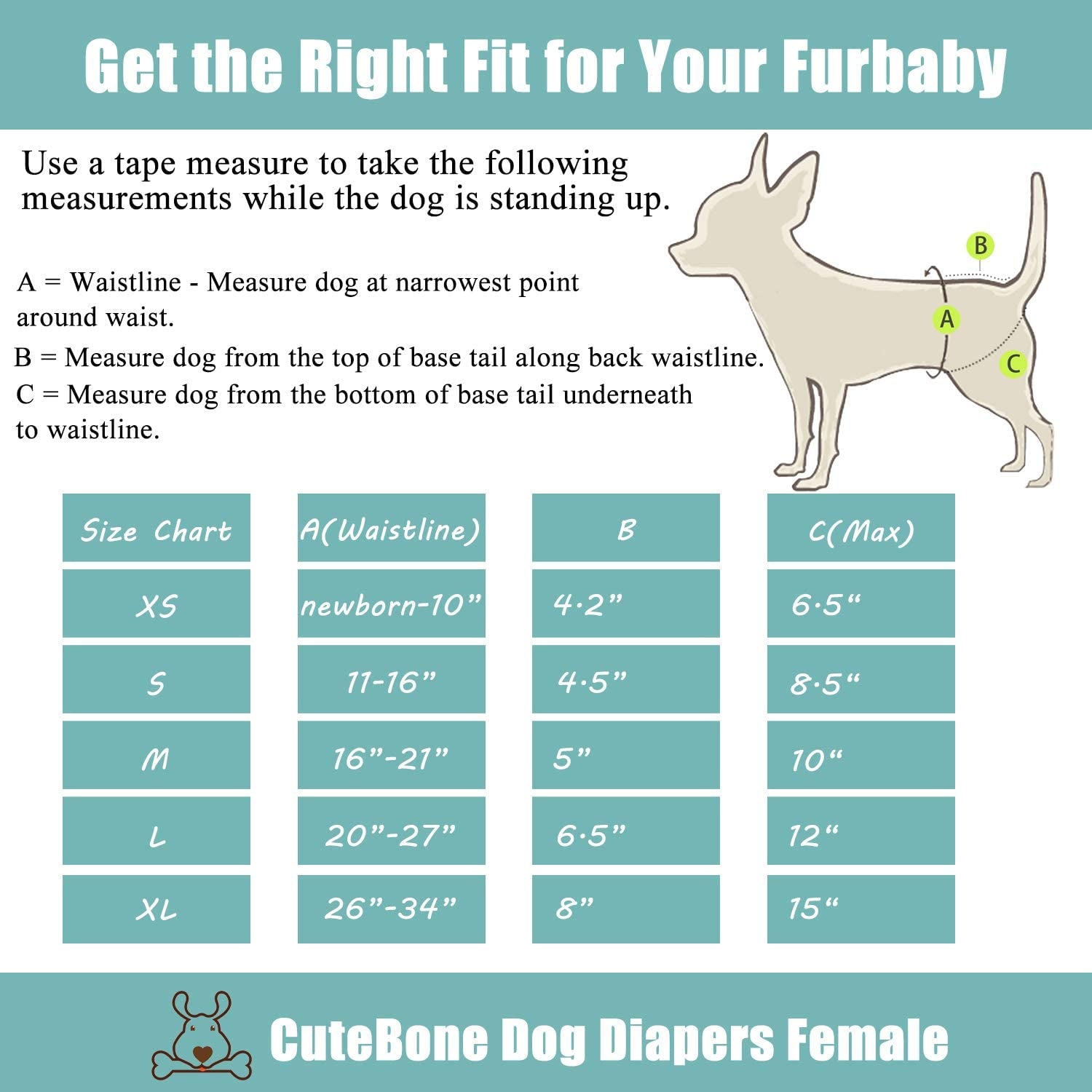 Dog Diapers Female Washable Small Medium Large 3 Pack Reusable Doggie Diapers Puppy Period Pants for Doggy Heat Cycle Peeing