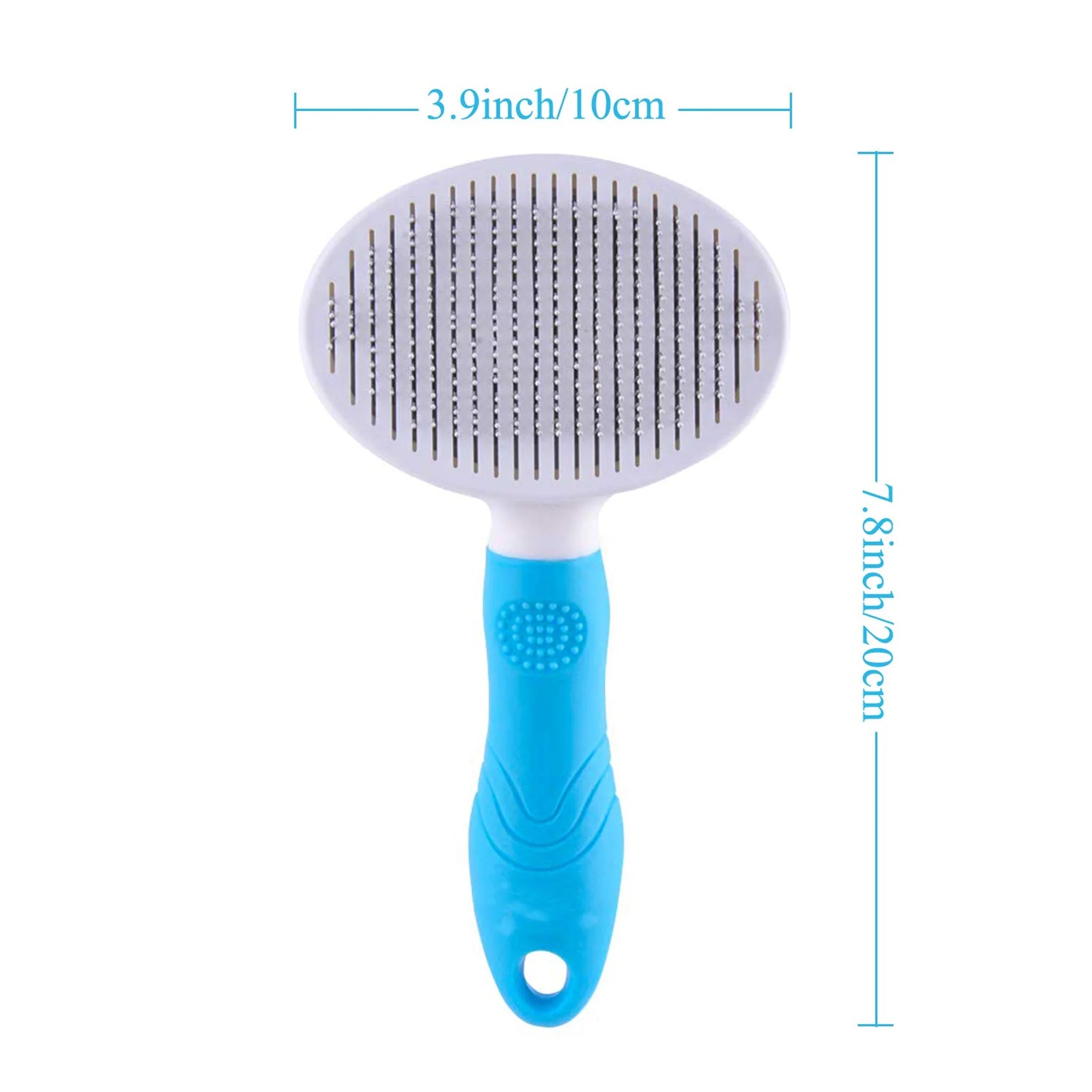 Self Cleaning Slicker Brush, Dog Cat Bunny Pet Grooming Shedding Brush - Easy to Remove Loose Undercoat, Pet Massaging Tool Suitable for Pets with Long or Short Hair