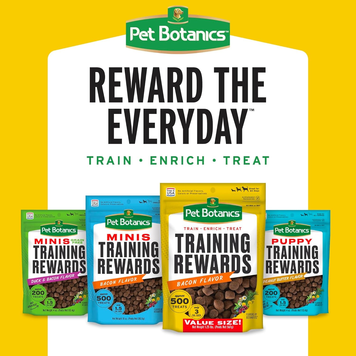 4 Oz. Pouch Training Reward Mini Soft & Chewy, Duck and Bacon Flavor, with 200 Treats per Bag, the Choice of Top Trainers