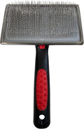 Paw Brothers Soft Pin Flat Slicker Brush for Dogs, Professional Grade Brush for Large Dogs, Coated Tips, Gentle on Skin, Remove Tangles and Mats, Maximum Coverage, X-Large