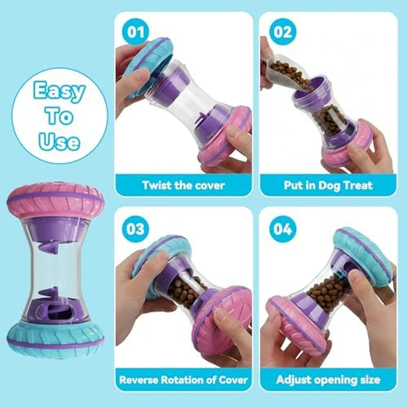 Interactive Dog Puzzle Toys for Small Medium Large Breed - Durable Smart Puppy Enrichment Dogs Toy to Keep Them Busy, Mental Brain Stimulation Treat Dispensing Training & Slow Feeder